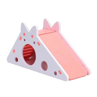 Jouet coulissant amusant pour Hamster, cochon d'inde, jouets coulissants assemblés, Chinchillas, Cage de maison pour Hamster, accessoires respirants pour Hamster - Animaleriex