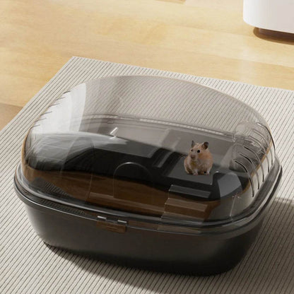 Grande Cage de Hamster avec Ventilation ouvrable, maison transparente pour habitat de Hamster, lapin, gerbilles, hérisson, souris, petits animaux - Animaleriex