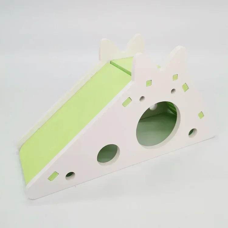 Jouet coulissant amusant pour Hamster, cochon d'inde, jouets coulissants assemblés, Chinchillas, Cage de maison pour Hamster, accessoires respirants pour Hamster - Animaleriex