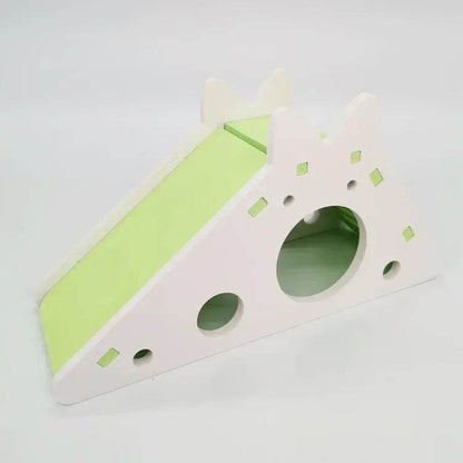 Jouet coulissant amusant pour Hamster, cochon d'inde, jouets coulissants assemblés, Chinchillas, Cage de maison pour Hamster, accessoires respirants pour Hamster - Animaleriex