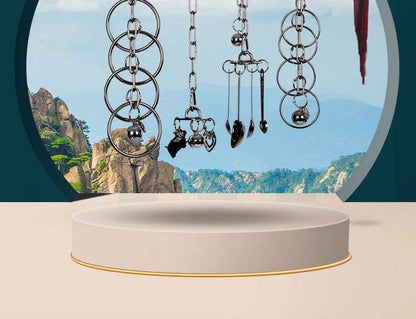 Jouet perroquet en acier inoxydable 304, escalade, grand diamant de taille moyenne, Machine grise, Puzzle, Cage à oiseaux, présentoir suspendu - Animaleriex