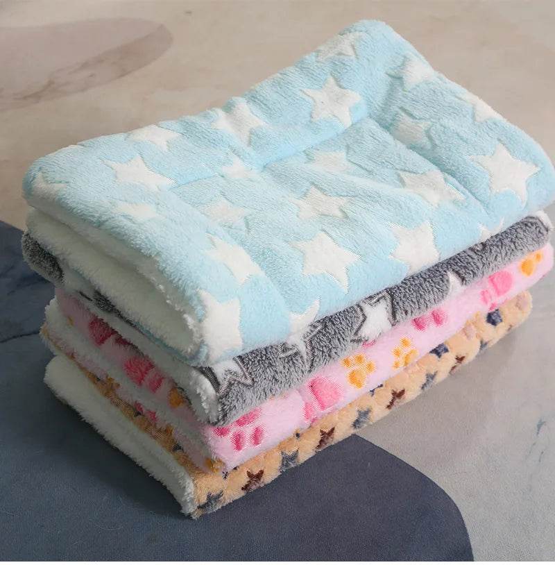 Tapis polaire doux pour Hamster, lit pour petits animaux, chat, Rats, lapin, couverture chaude, cochon d'inde, lit de couchage, accessoires pour Hamster - Animaleriex