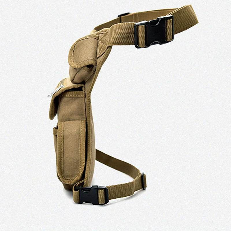 Sacs de taille en toile pour hommes, sac de jambe, ceinture de vélo et moto, ceinture d'argent, sac banane pour le travail de haute qualité - Animaleriex