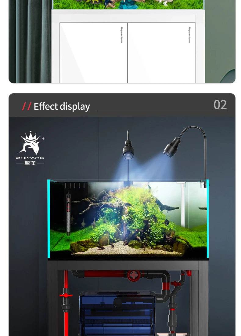 Tige chauffante à Thermostat à température réglable 110v-220v, 25W 50W 100W 200W 300W, Submersible pour Aquarium, réservoir de poissons, chaleur de l'eau - Animaleriex