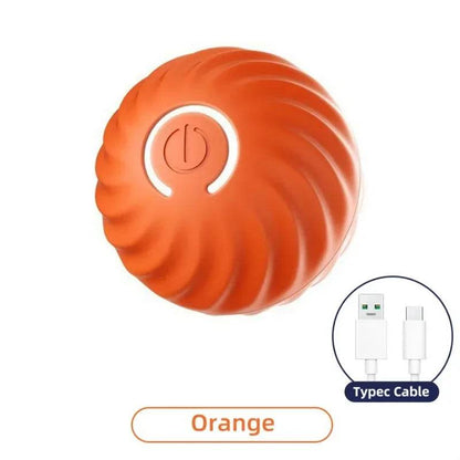 Balle électronique Interactive pour animaux de compagnie, jouet interactif pour chien, intelligent, mobile, saut par gravité, produits pour animaux de compagnie, Rechargeable - Animaleriex