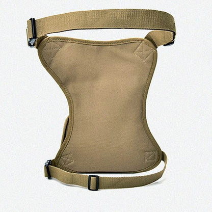 Sacs de taille en toile pour hommes, sac de jambe, ceinture de vélo et moto, ceinture d'argent, sac banane pour le travail de haute qualité - Animaleriex