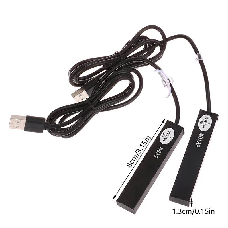 Mini chauffe-aquarium 5/10W, 1 pièce, chargeur USB, pour petit Aquarium, économie d'énergie, Protection contre la surchauffe, accessoires - Animaleriex