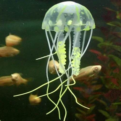 Aquarium artificiel lumineux, poisson-lion, paysage en Silicone, faux poisson flottant, lueur dans la nuit, ornement, décoration de la maison - Animaleriex