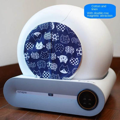 Rideau de porte anti-poussière et anti-odeurs pour bassin de chat, nouvellement amélioré, de haute qualité, assorti au bac à litière automatique TONEPIE et non au bac à litière - Animaleriex