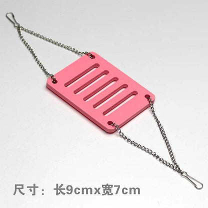 Jouet coulissant pour Hamster assemblé, cochon d'inde, ours doré, nid de maison de Hamster respirant et amusant, Chinchillas, jouet d'exercice pour Hamster, accessoire - Animaleriex