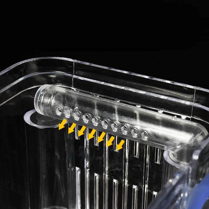 Boîte d'isolation multifonctionnelle pour l'élevage de poissons d'aquarium, incubateur d'aquarium à haute transparence, Double Guppies, incubateur d'éclosion - Animaleriex