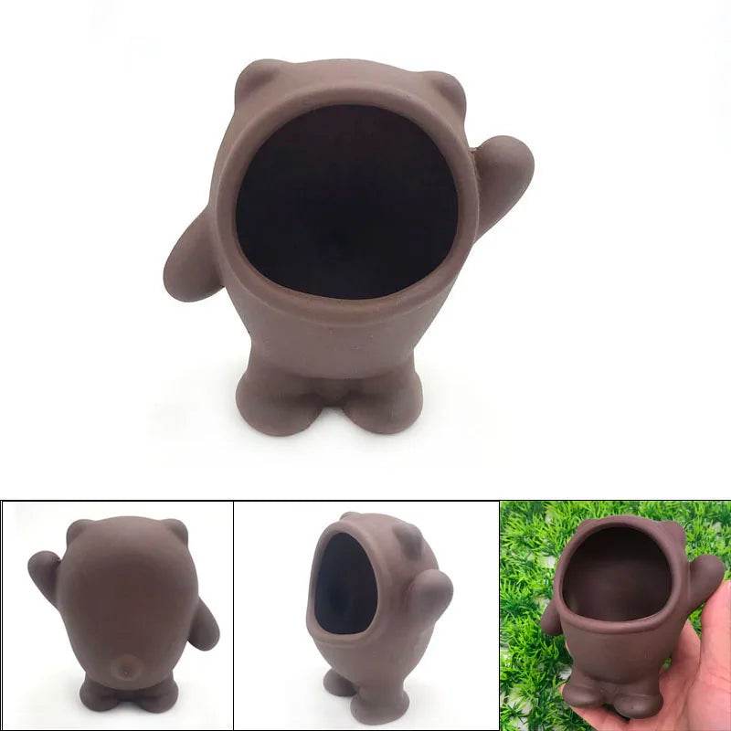 Décoration d'aquarium en céramique, abri pour poissons et crevettes, poterie, maison de Scorpion, Simulation de pierre, décor d'aquarium idéal - Animaleriex