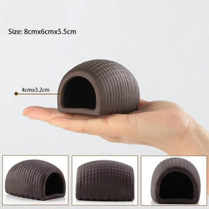 Décoration d'aquarium en céramique, abri pour poissons et crevettes, poterie, maison de Scorpion, Simulation de pierre, décor d'aquarium idéal - Animaleriex