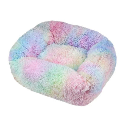Lit rectangulaire en peluche pour chien, tapis chaud d'hiver, petit, moyen et grand animal de compagnie, lit pour chien, chenil, chiot, coussin pour chat, accessoires de canapé - Animaleriex