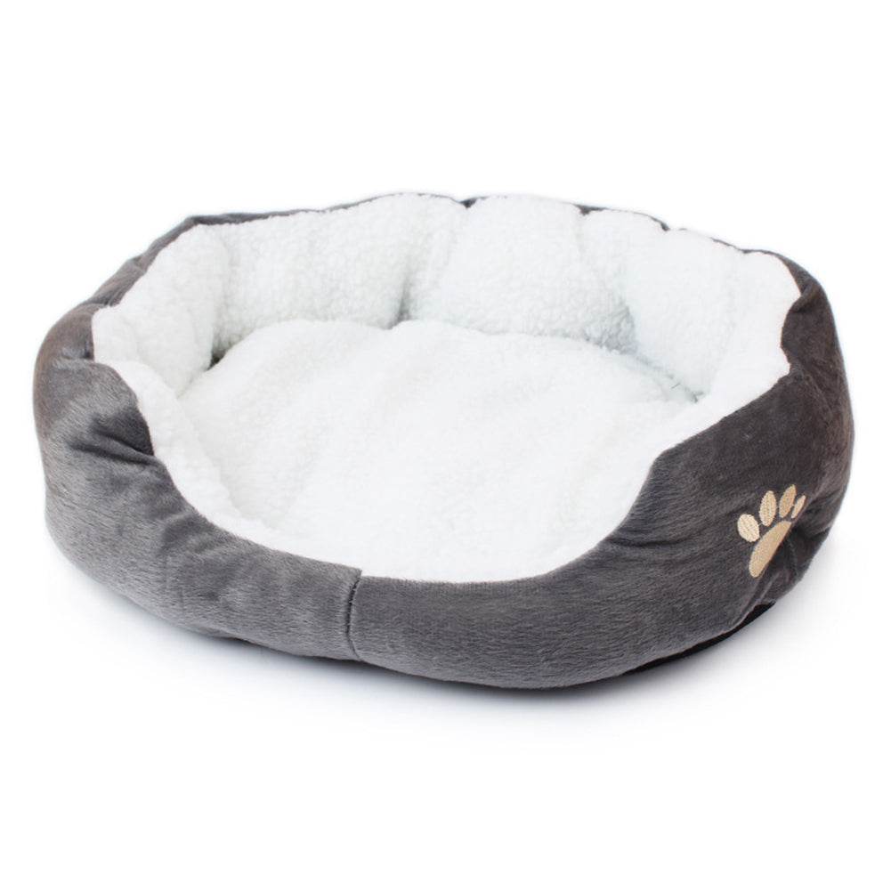 Canapé-lit pour animaux de compagnie, fournit de la chaleur pour petits chiens, matelas pour chat et chien, niche épaisse et lavable en peluche, fournitures pour animaux de compagnie - Animaleriex