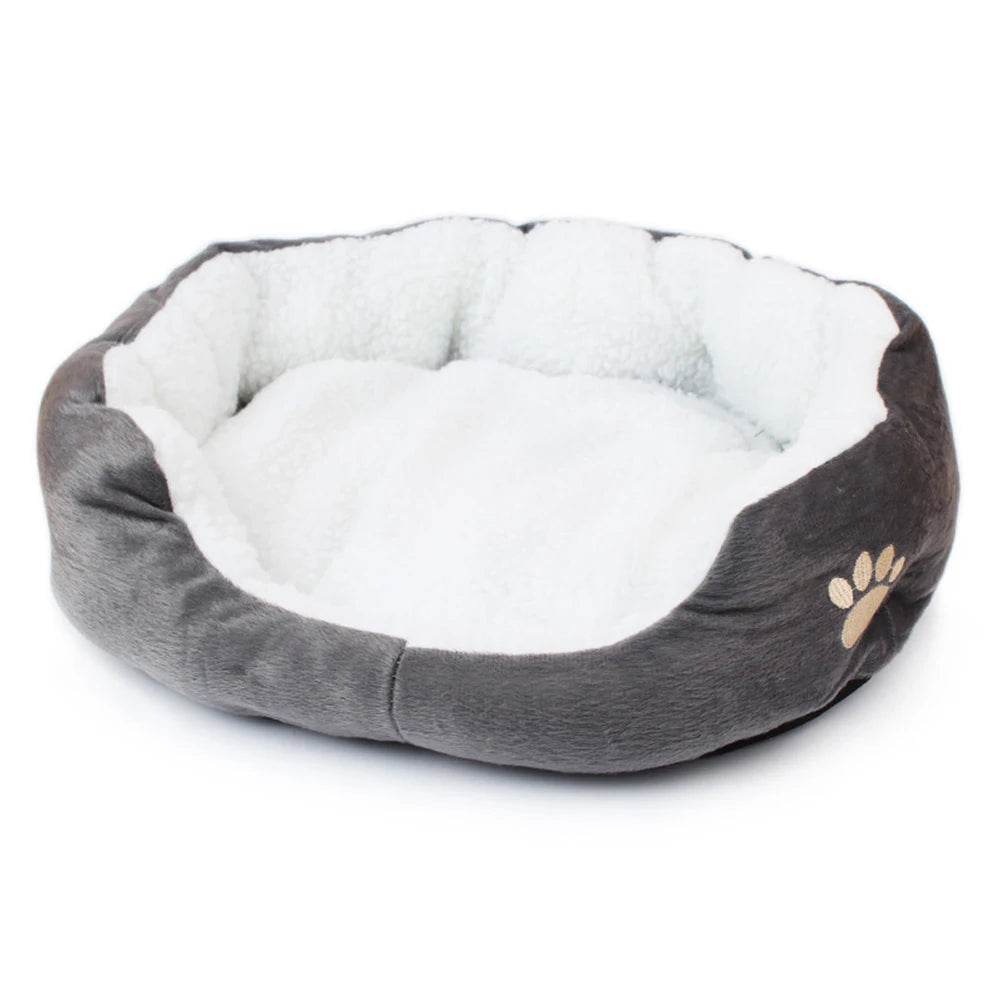 Canapé-lit pour animaux de compagnie, fournit de la chaleur pour petits chiens, matelas pour chat et chien, niche épaisse et lavable en peluche, fournitures pour animaux de compagnie - Animaleriex