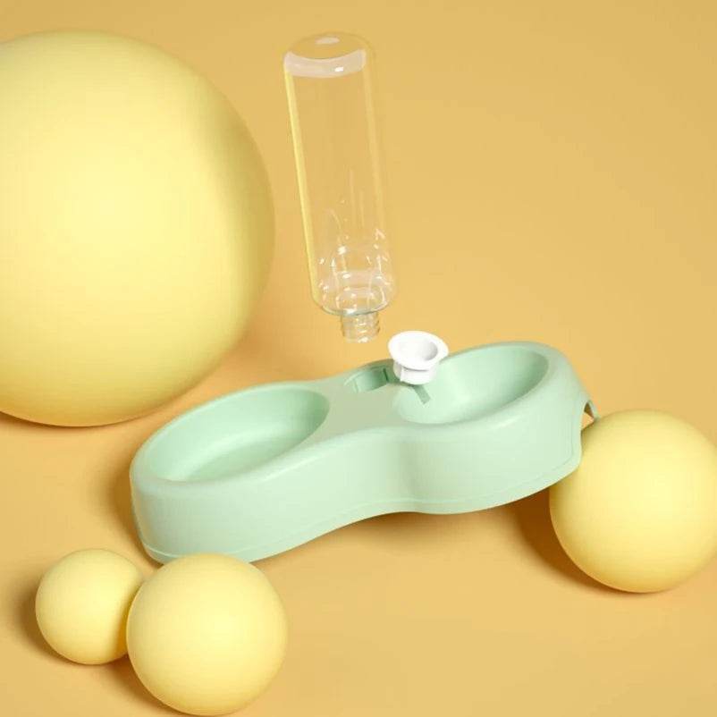 Bol pour chat chaud bol pour chien boire et nourrir automatiquement un double bol bol de nourriture pour chat bol à boire fournitures pour animaux de compagnie - Animaleriex