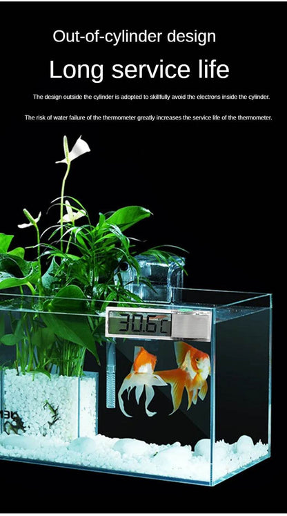 Thermomètre électronique LCD numérique pour Aquarium, mesure de la température du réservoir de poisson, accessoires d'aquarium - Animaleriex