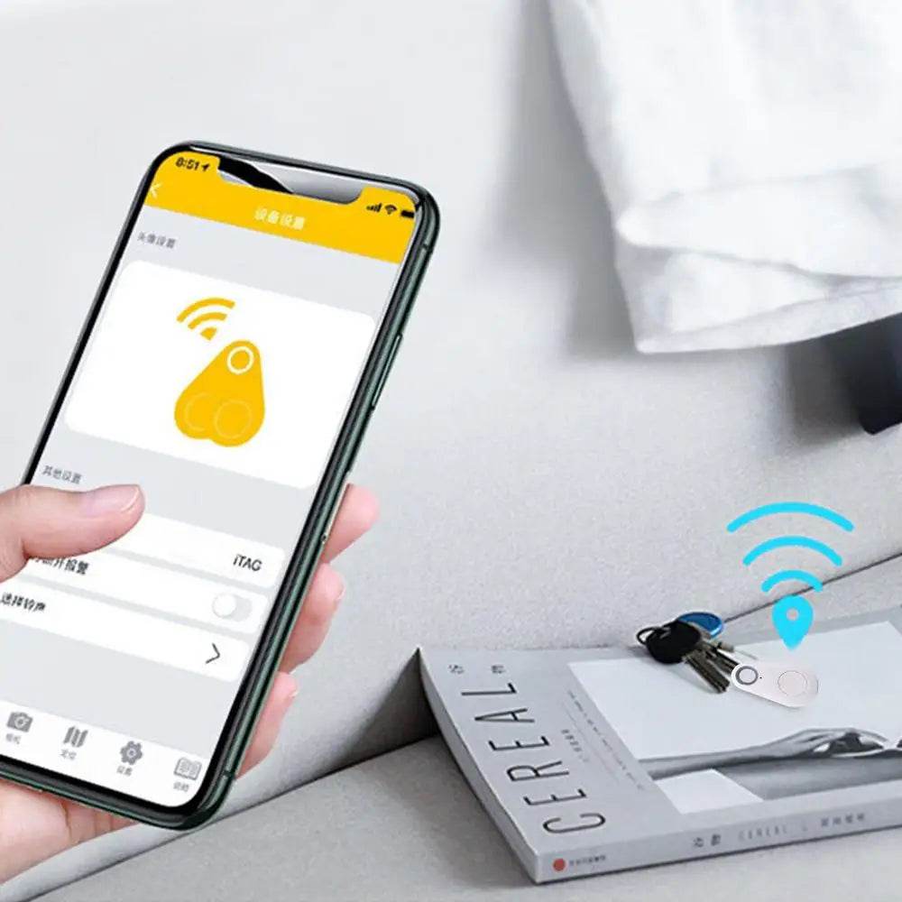 Traceur GPS Portable, GPS, Bluetooth 5.0, clé Mobile, mode, animaux intelligents, alarme Anti-perte, portefeuille sans fil, localisateur de clé, rappel - Animaleriex