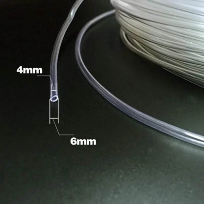 Tuyau de pompe à oxygène pour Aquarium, 4x6mm, 1m/3m/5m/10m, pierre à bulles d'air, Tube de pompe pour Aquarium, matériau de qualité alimentaire - Animaleriex