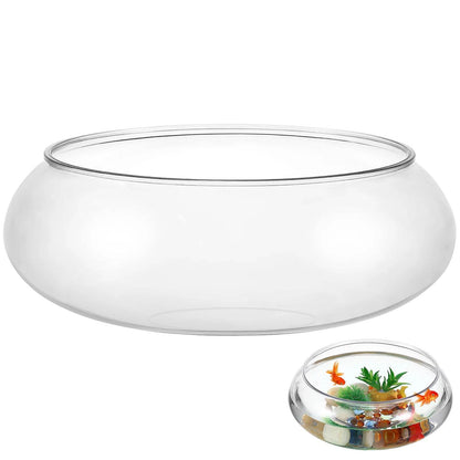 Réservoir de poisson Transparent en plastique, réservoir de poisson rouge Betta multifonction, récipient hydroponique, réservoir de bureau, décors de bureau et de maison - Animaleriex