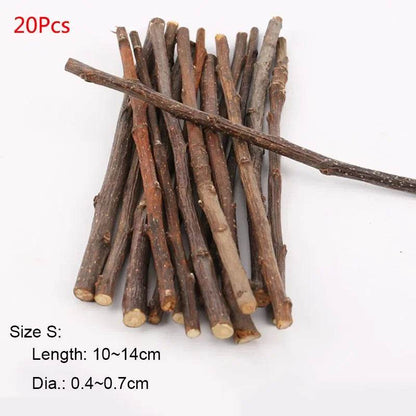 Professionnel Hamster lapin dents meulage pommier bâton minéraux molaire pierre jouets pour Chinchilla Hamster PetToys accessoires - Animaleriex