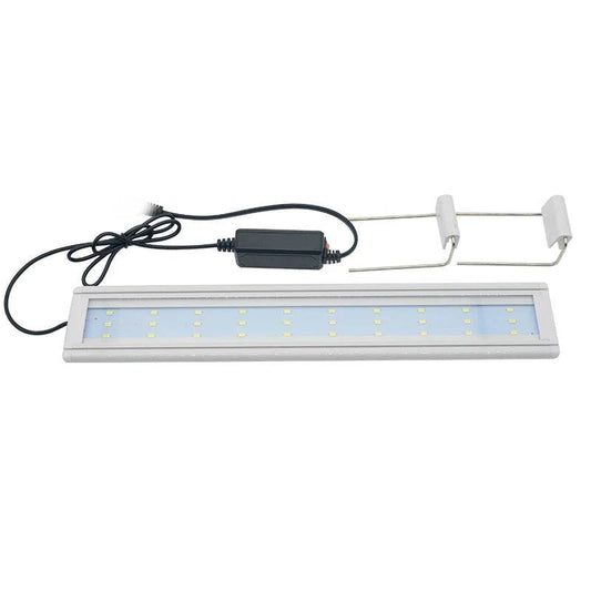 Lumière LED pour Aquarium Super mince Aquarium plante aquatique grandir éclairage étanche lumineux pince lampe bleu LED 18-72 cm pour plantes 220 v - Animaleriex