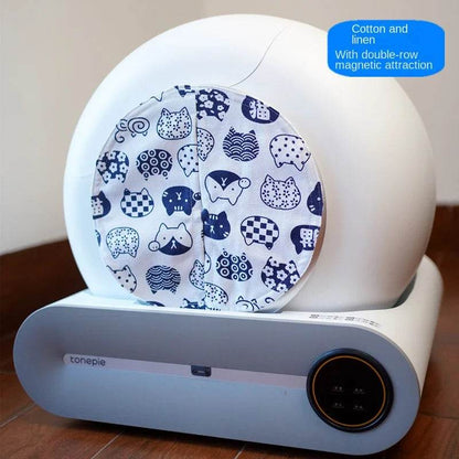 Rideau de porte anti-poussière et anti-odeurs pour bassin de chat, nouvellement amélioré, de haute qualité, assorti au bac à litière automatique TONEPIE et non au bac à litière - Animaleriex