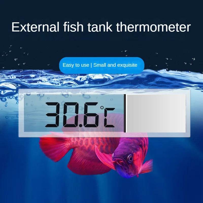 Thermomètre électronique LCD numérique pour Aquarium, mesure de la température du réservoir de poisson, accessoires d'aquarium - Animaleriex
