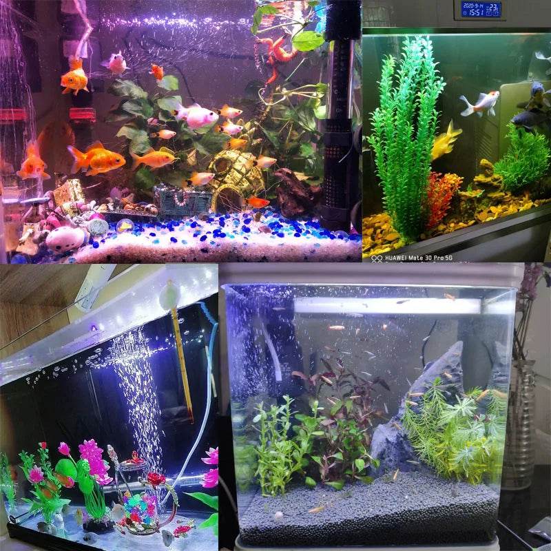 14-58CM lumière d'aquarium réservoir de poisson lampe de lumière Submersible étanche sous-marine lumières LED éclairage d'aquarium - Animaleriex