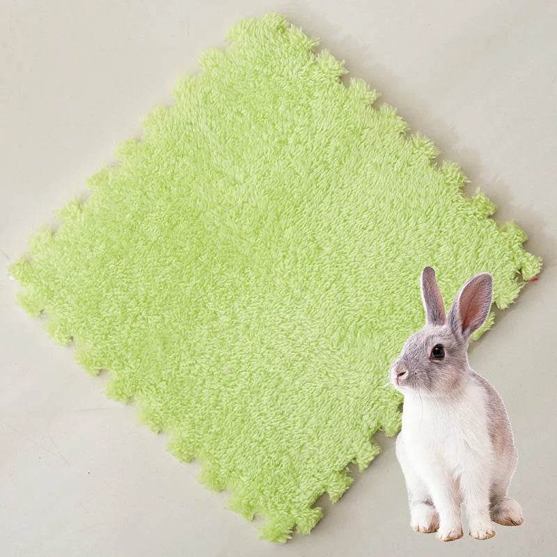 Coussin chauffant pour animaux de compagnie, 30x30cm, 10 pièces, en mousse EVA, cochon d'inde, Hamster, tapis de couchage doux, lapin, couverture, lit, accessoires pour animaux de compagnie - Animaleriex