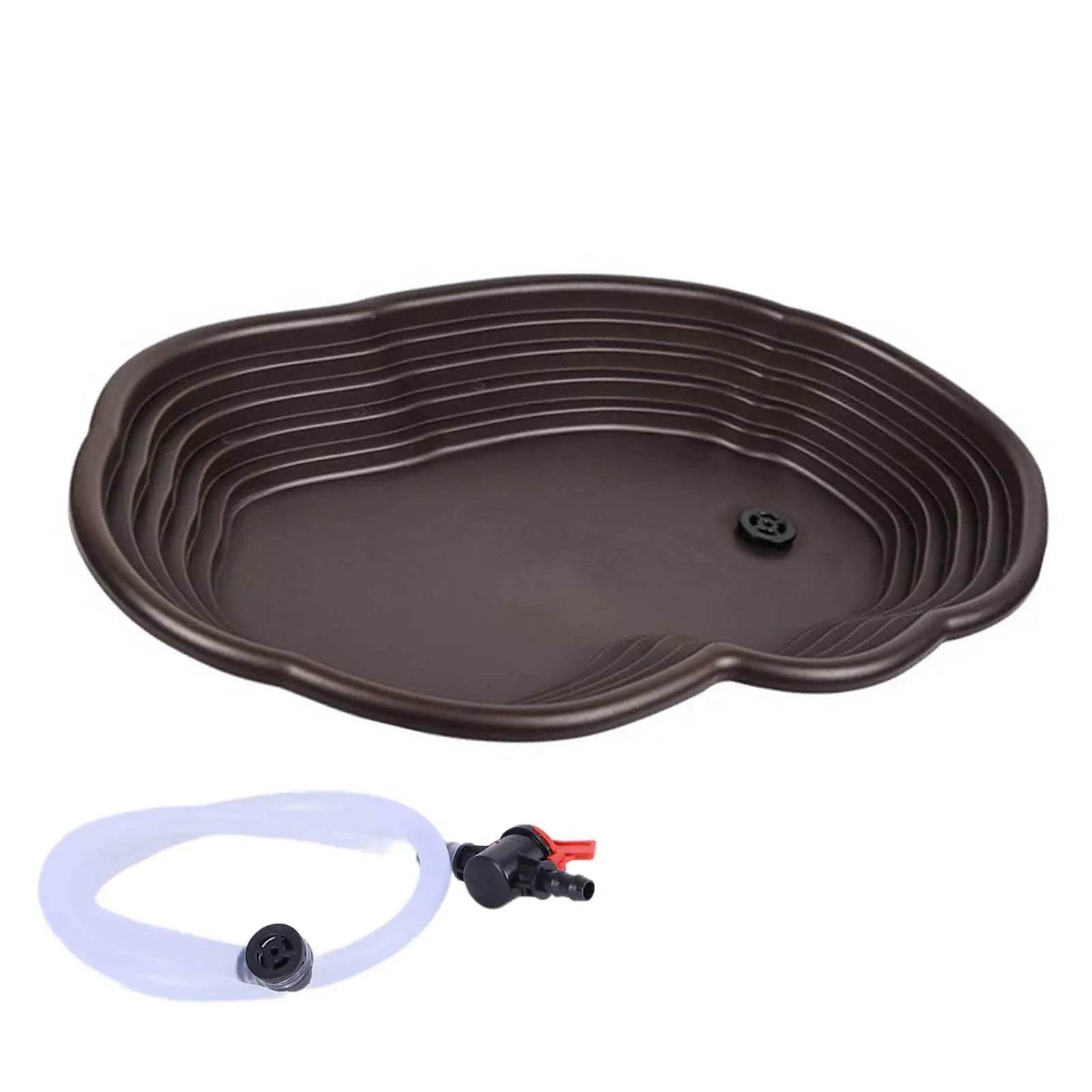 Piscine de baignade pour reptiles, accessoires pour amphibiens, grand bol d'eau avec rampe pour tortue, Hamster, Scorpion, léopard - Animaleriex