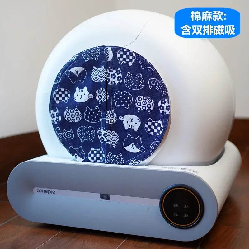 Rideau de porte anti-poussière et anti-odeurs pour bassin de chat, nouvellement amélioré, de haute qualité, assorti au bac à litière automatique TONEPIE et non au bac à litière - Animaleriex