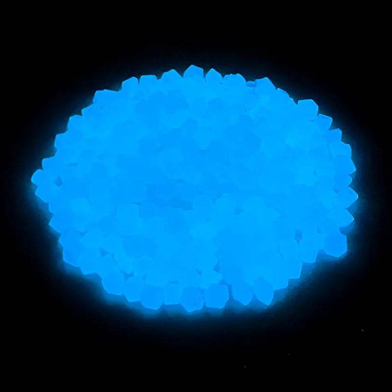 Pierres lumineuses pour Aquarium, 50/100/200 pièces, ornement pour Aquarium, galets qui brillent dans la nuit, décorations extérieures pour cour, pelouse, chemin, allées - Animaleriex