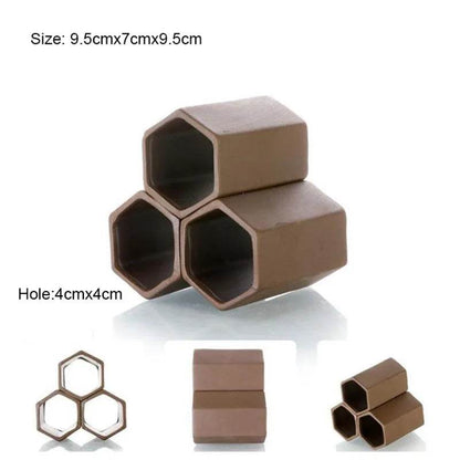 Décoration d'aquarium en céramique, abri pour poissons et crevettes, poterie, maison de Scorpion, Simulation de pierre, décor d'aquarium idéal - Animaleriex