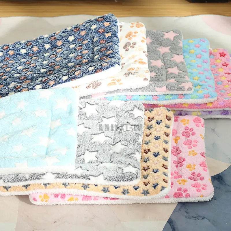 Tapis polaire doux pour Hamster, lit pour petits animaux, chat, Rats, lapin, couverture chaude, cochon d'inde, lit de couchage, accessoires pour Hamster - Animaleriex