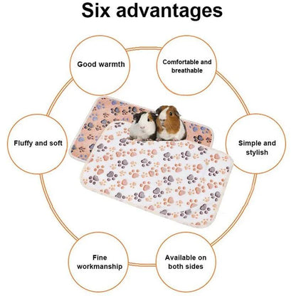 Tapis de sommeil doux pour Hamster, tapis de pipi pour animaux de compagnie, chiot, chaton, couverture de lit, cochon d'inde, tapis en peluche, lit pour petits animaux, lapin, Hamster - Animaleriex