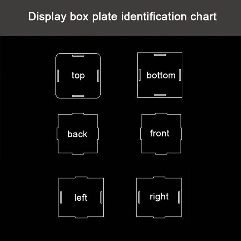 Présentoir en acrylique transparent, anti-poussière, jouet, voiture, camions, fourgonnettes, boîte de modèle, Collection, rangement, comptoir, boîte d'exposition - Animaleriex