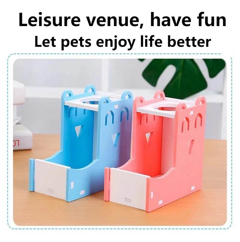 Abreuvoir Durable pour Hamster, petit porte-bouteille pour animaux de compagnie, distributeur de nourriture pour Hamster et lapin, Mini alimentation en eau mignonne, fournitures pour animaux de compagnie - Animaleriex