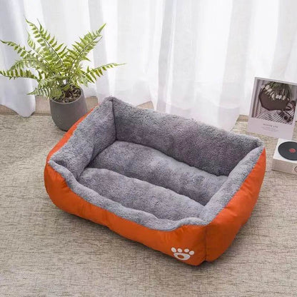 Grand lit pour chat et chien, maison chaude et confortable pour chien, nid en coton PP doux, panier pour chien, tapis universel imperméable pour chat - Animaleriex