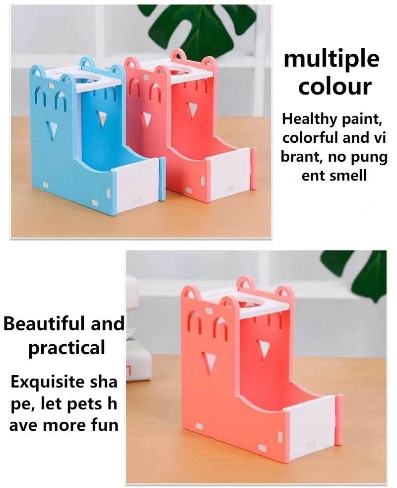 Abreuvoir Durable pour Hamster, petit porte-bouteille pour animaux de compagnie, distributeur de nourriture pour Hamster et lapin, Mini alimentation en eau mignonne, fournitures pour animaux de compagnie - Animaleriex
