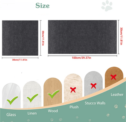 Tapis à gratter auto-adhésif pour chat, tapis à découper, poste à gratter pour chat, Protection anti-rayures pour meubles de canapé - Animaleriex