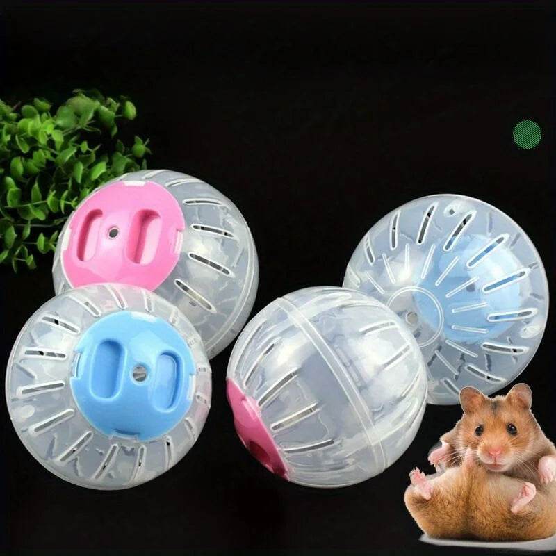 Balle de Sport en plastique en plein air pour Rat, petite souris pour animaux de compagnie, balle de Jogging, jouet Hamster gerbille, balle d'exercice, jouet de jeu, fournitures pour petits animaux de compagnie - Animaleriex
