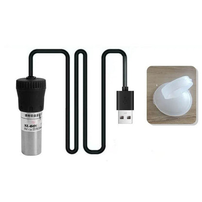 Chauffage d'aquarium réglable submersible 20 W/25 W avec affichage numérique, contrôleur de température externe 18-34 °C USB Mini - Animaleriex