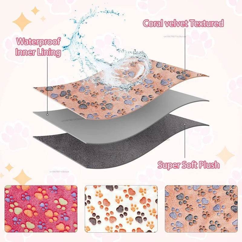 Tapis de sommeil doux pour Hamster, tapis de pipi pour animaux de compagnie, chiot, chaton, couverture de lit, cochon d'inde, tapis en peluche, lit pour petits animaux, lapin, Hamster - Animaleriex