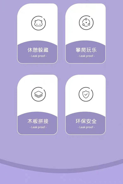 Jouet coulissant pour Hamster assemblé, cochon d'inde, ours doré, nid de maison de Hamster respirant et amusant, Chinchillas, jouet d'exercice pour Hamster, accessoire - Animaleriex