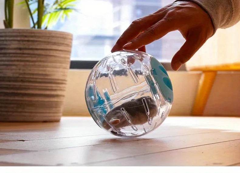 Balle de Sport en plastique en plein air pour Rat, petite souris pour animaux de compagnie, balle de Jogging, jouet Hamster gerbille, balle d'exercice, jouet de jeu, fournitures pour petits animaux de compagnie - Animaleriex