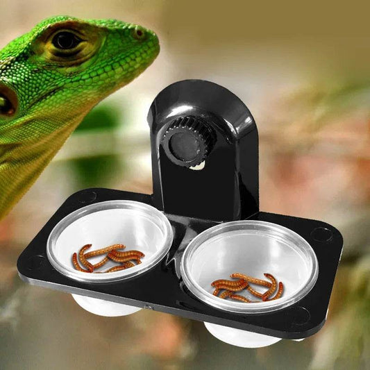 Réservoir d'alimentation en eau pour reptiles, 1 pièce, réservoir d'insectes, d'araignées, de fourmis, de serpent, Gecko, bol d'alimentation en eau, boîte d'alimentation d'élevage, fournitures pour animaux de compagnie - Animaleriex