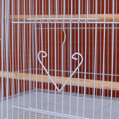 76x45x46 cm Extra Large Cage à oiseaux perroquet animal de compagnie en gros grand extérieur pas cher en fer forgé canari oiseau Cage élevage grande Cage - Animaleriex