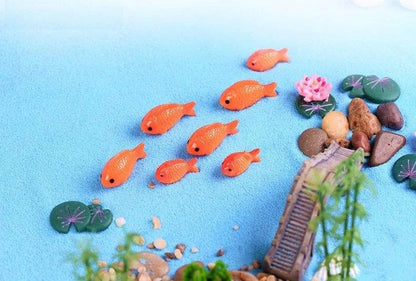 Accessoires de jardin féerique, puits d'eau de source miniatures, pont de bateau, ornement de Statue, Figurines de paysage, décor artisanal de jardin de maison - Animaleriex